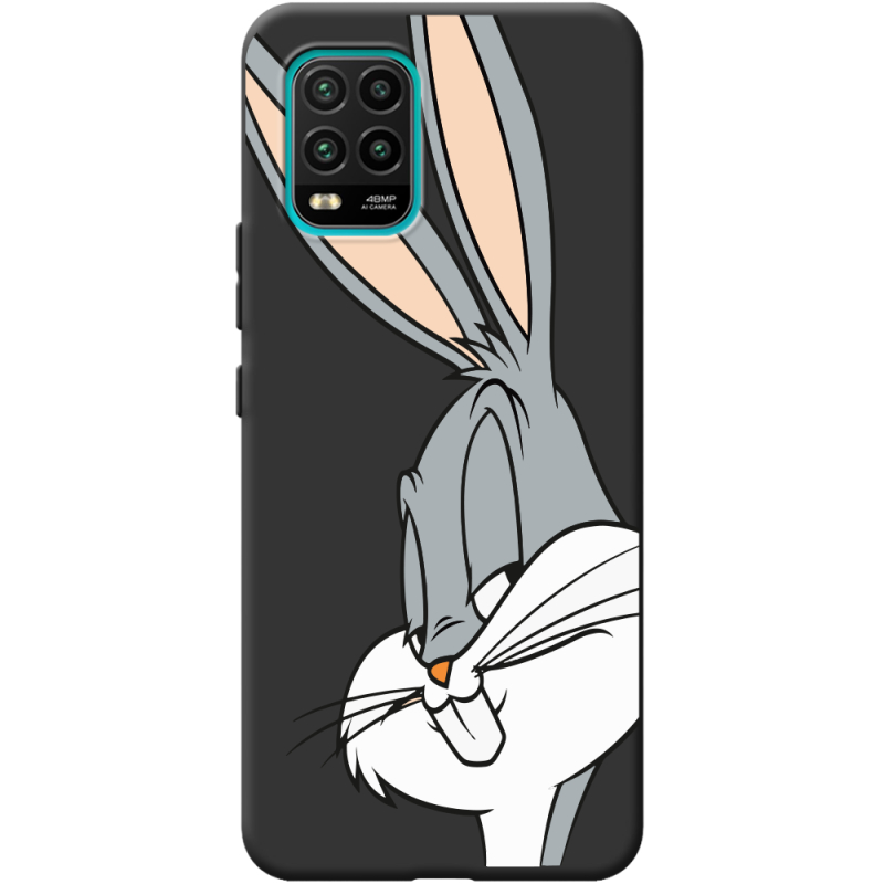 Черный чехол BoxFace Xiaomi Mi 10 Lite Lucky Rabbit