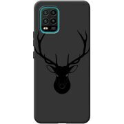 Черный чехол BoxFace Xiaomi Mi 10 Lite Deer