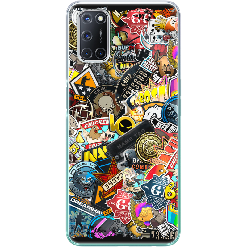 Чехол BoxFace OPPO A72/ A52 CS:Go Stickerbombing