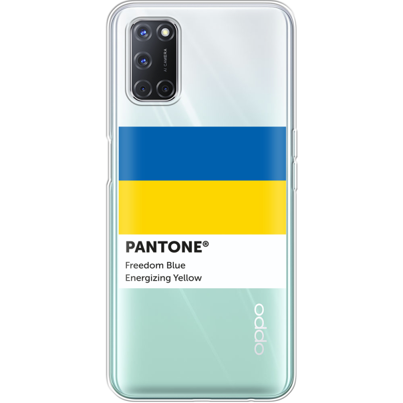 Прозрачный чехол BoxFace OPPO A72 /A52 Pantone вільний синій