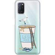 Прозрачный чехол BoxFace OPPO A72 /A52 Segull in Cofee Pool