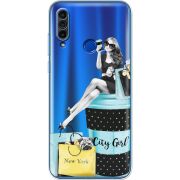 Прозрачный чехол BoxFace Meizu M10 City Girl