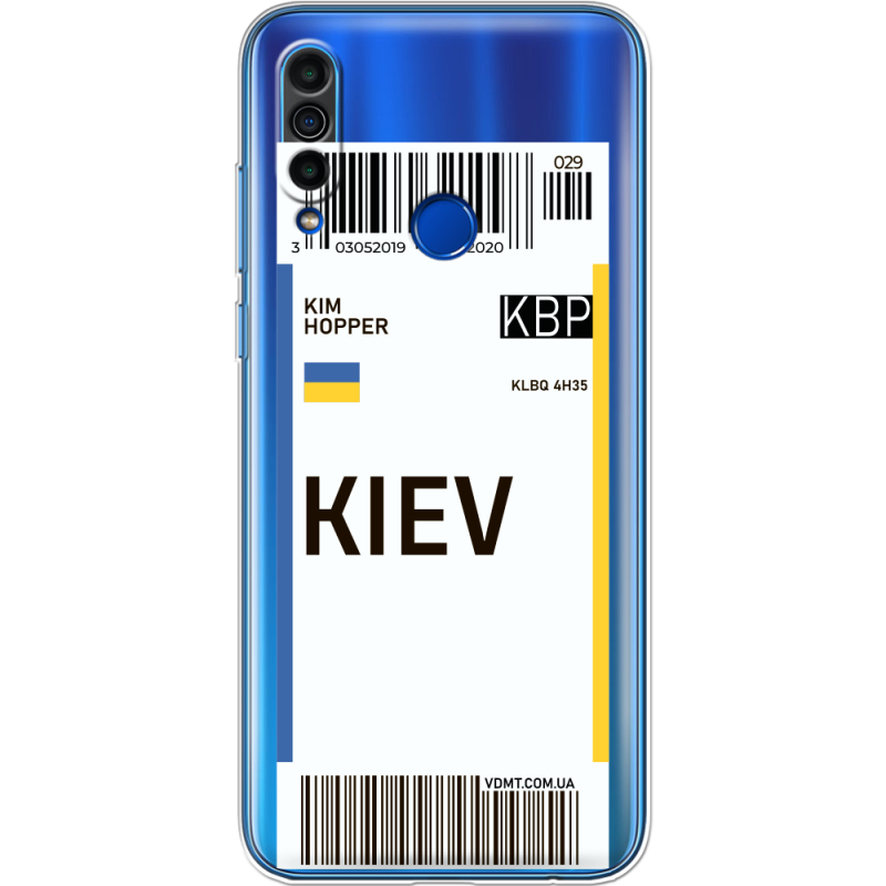 Прозрачный чехол BoxFace Meizu M10 Ticket Kiev
