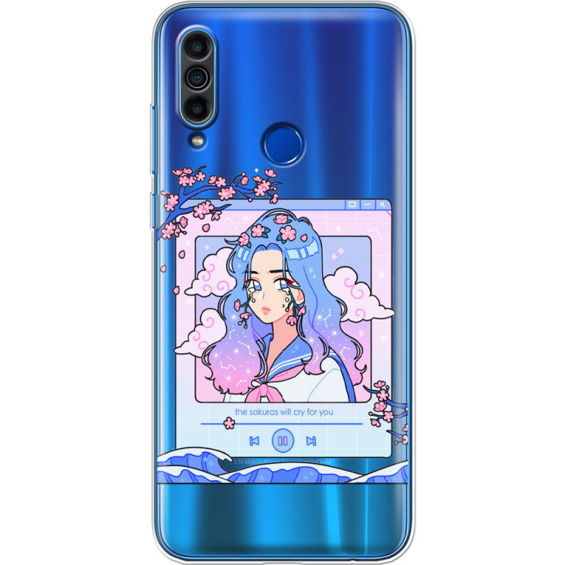 Прозрачный чехол BoxFace Meizu M10 The Sakuras Will Cry For You