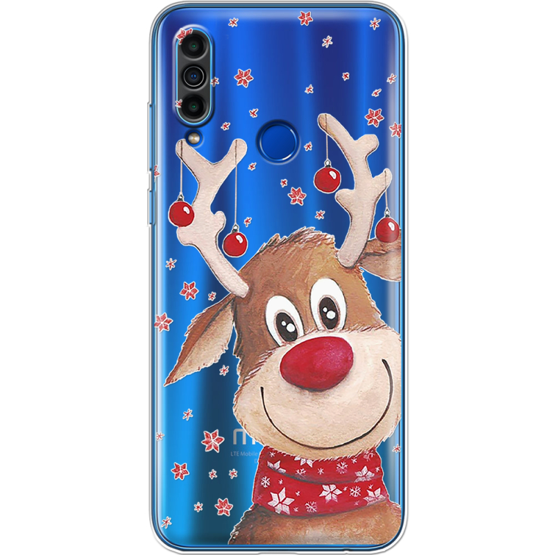 Прозрачный чехол BoxFace Meizu M10 Winter Deer