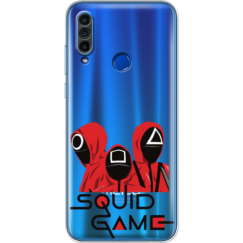 Прозрачный чехол BoxFace Meizu M10 siquid game люди в красном