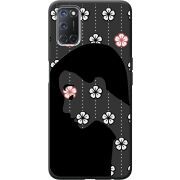 Черный чехол BoxFace OPPO A52 /A72 Flower Hair