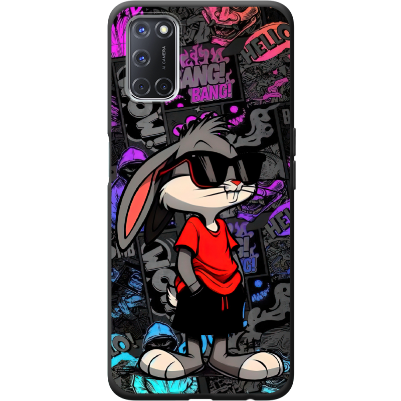 Черный чехол BoxFace OPPO A52 /A72 Малий вухань