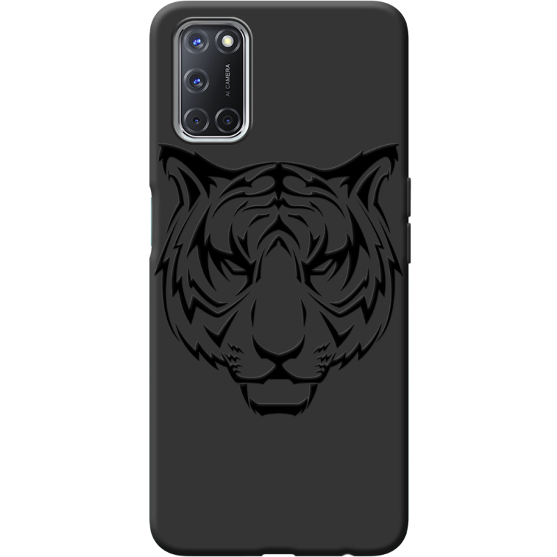 Черный чехол BoxFace OPPO A72/ A52 Tiger