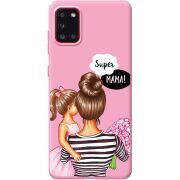 Розовый чехол BoxFace Samsung A315 Galaxy A31 Super Mama and Daughter