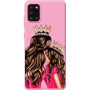 Розовый чехол BoxFace Samsung A315 Galaxy A31 Queen and Princess