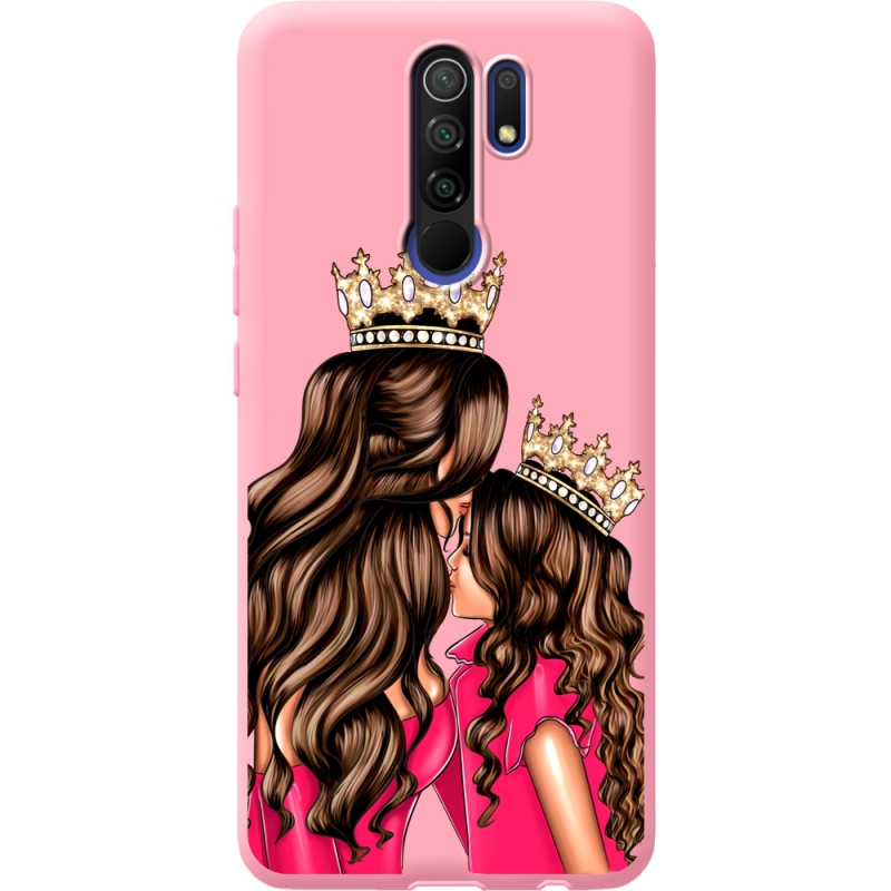 Розовый чехол BoxFace Xiaomi Redmi 9 Queen and Princess