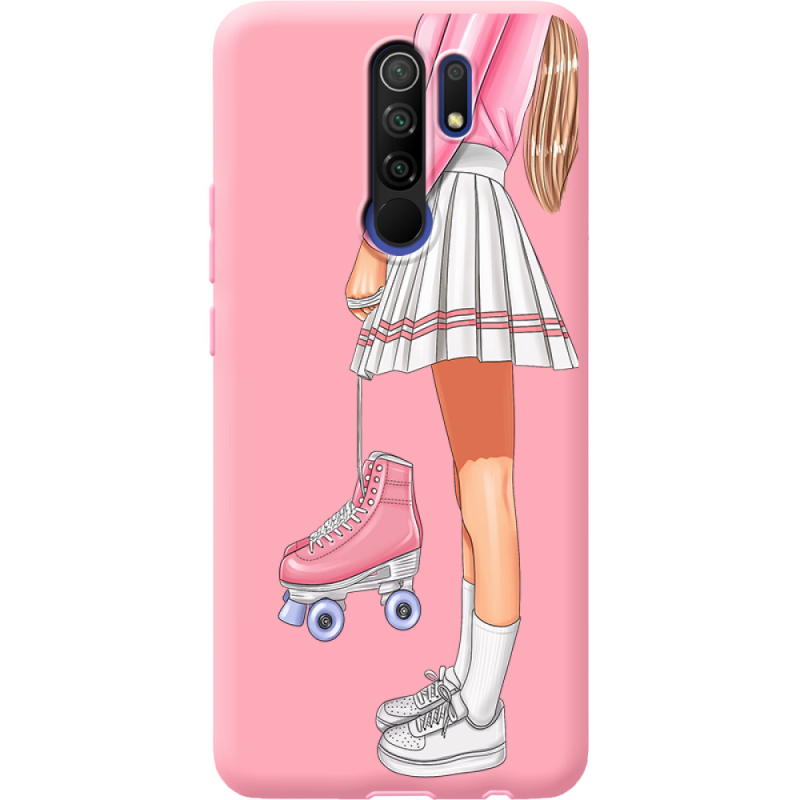 Розовый чехол BoxFace Xiaomi Redmi 9 Roller Girl