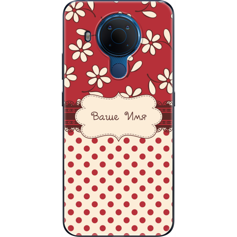 Чехол BoxFace Nokia 5.4 Именной Polka Dots