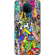 Чехол BoxFace Nokia 5.4 Multicolored Inscriptions