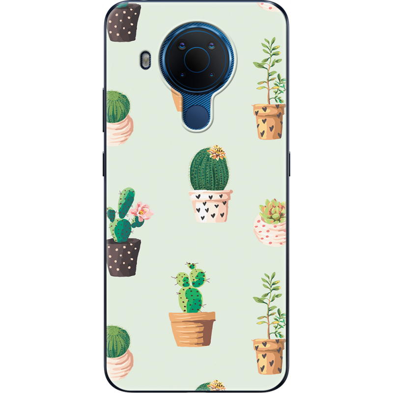 Чехол BoxFace Nokia 5.4 L-green Cacti