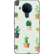 Чехол BoxFace Nokia 5.4 L-green Cacti