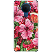 Чехол BoxFace Nokia 5.4 Tropical Flowers