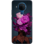 Чехол BoxFace Nokia 5.4 Exquisite Purple Flowers