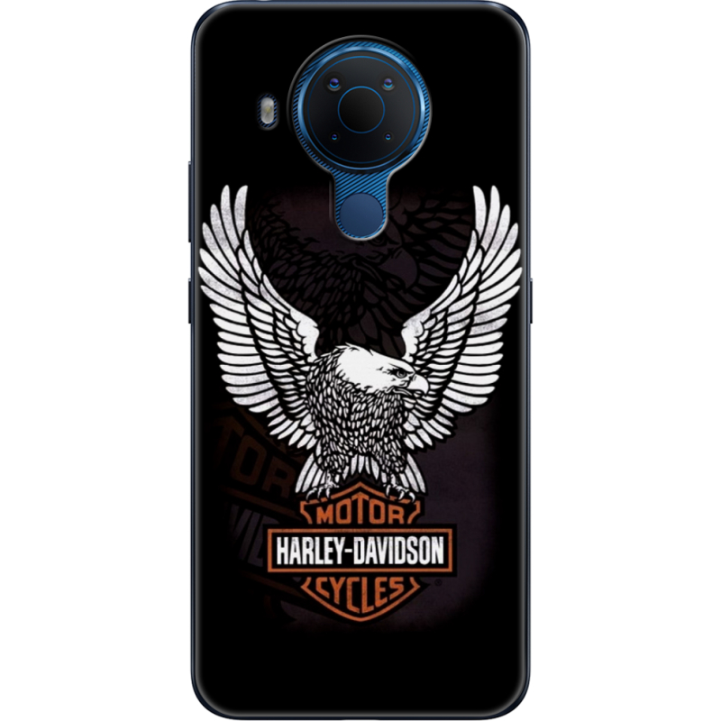 Чехол BoxFace Nokia 5.4 Harley Davidson and eagle