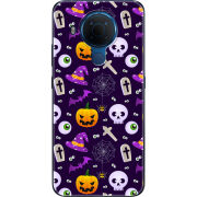 Чехол BoxFace Nokia 5.4 Halloween Purple Mood