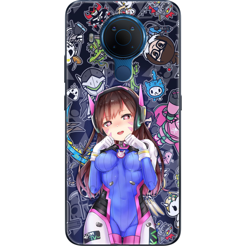 Чехол BoxFace Nokia 5.4 Overwatch D.VA