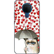 Чехол BoxFace Nokia 5.4 Raining Hearts