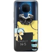 Прозрачный чехол BoxFace Nokia 5.4 Fashion Pug