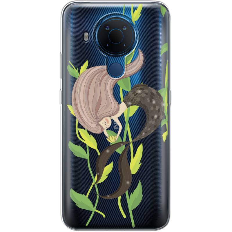 Прозрачный чехол BoxFace Nokia 5.4 Cute Mermaid