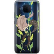 Прозрачный чехол BoxFace Nokia 5.4 Cute Mermaid