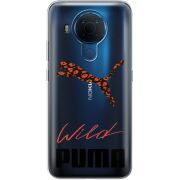 Прозрачный чехол BoxFace Nokia 5.4 Wild Cat