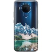 Прозрачный чехол BoxFace Nokia 5.4 Blue Mountain