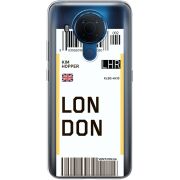 Прозрачный чехол BoxFace Nokia 5.4 Ticket London