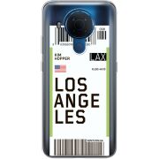 Прозрачный чехол BoxFace Nokia 5.4 Ticket Los Angeles