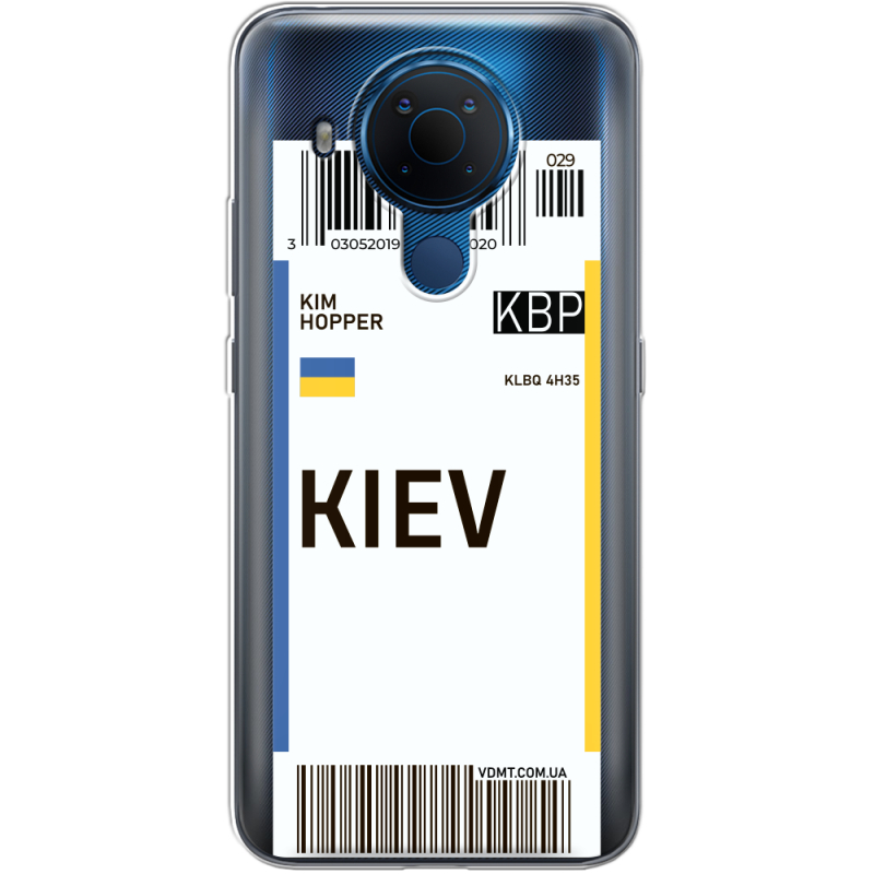 Прозрачный чехол BoxFace Nokia 5.4 Ticket Kiev