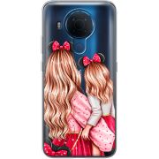 Прозрачный чехол BoxFace Nokia 5.4 Mouse Girls