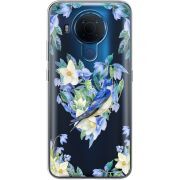 Прозрачный чехол BoxFace Nokia 5.4 Spring Bird