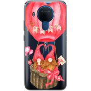 Прозрачный чехол BoxFace Nokia 5.4 Valentine Dwarfs