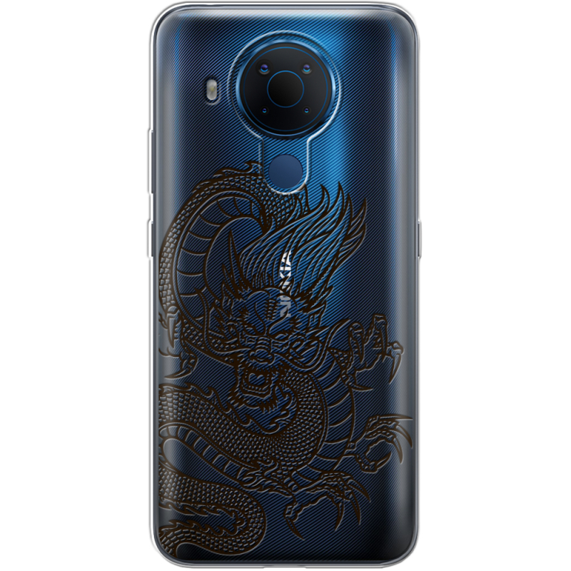 Прозрачный чехол BoxFace Nokia 5.4 Chinese Dragon