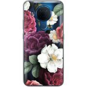 Прозрачный чехол BoxFace Nokia 5.4 Floral Dark Dreams