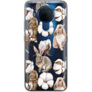 Прозрачный чехол BoxFace Nokia 5.4 Cotton and Rabbits