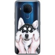 Прозрачный чехол BoxFace Nokia 5.4 Husky