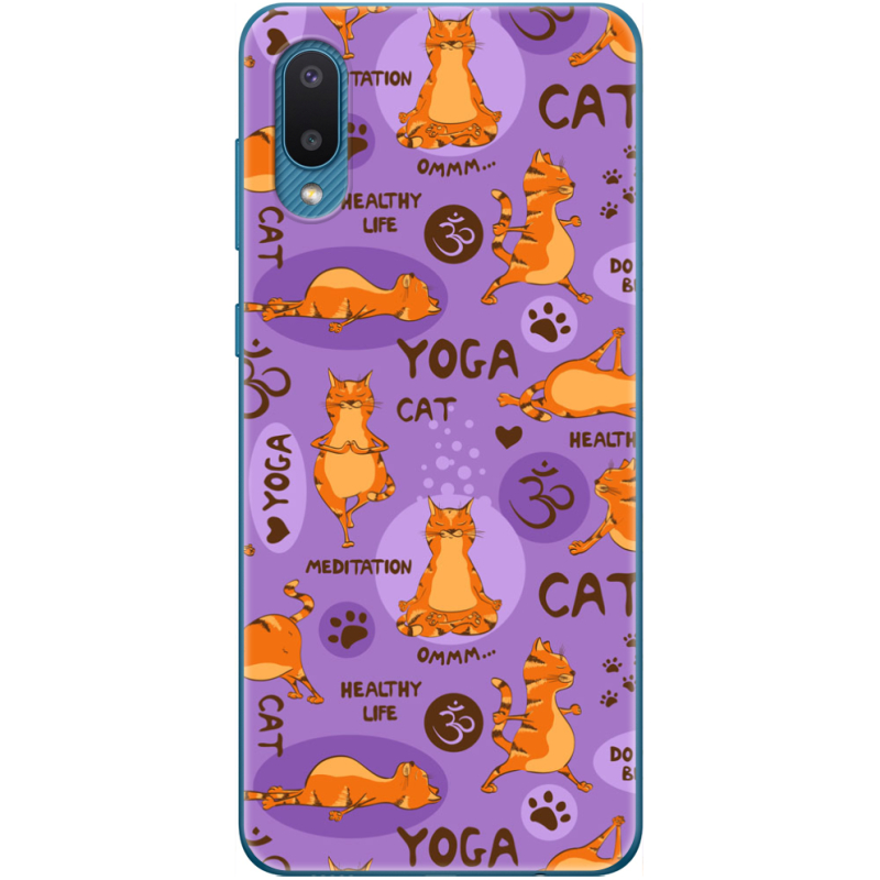 Чехол BoxFace Samsung A022 Galaxy A02 Yoga Cat