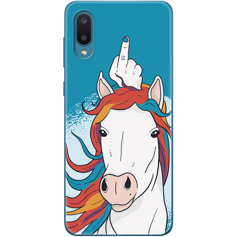 Чехол BoxFace Samsung A022 Galaxy A02 Fuck Unicorn