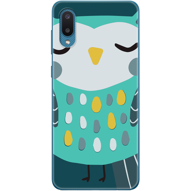 Чехол BoxFace Samsung A022 Galaxy A02 Green Owl