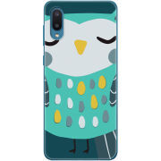 Чехол BoxFace Samsung A022 Galaxy A02 Green Owl