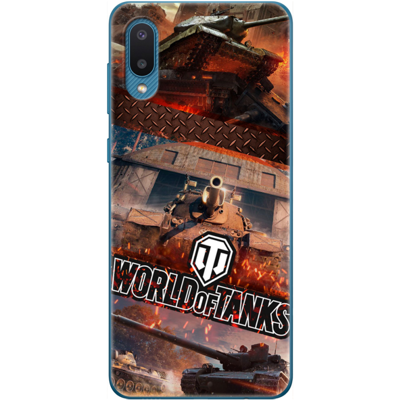 Чехол BoxFace Samsung A022 Galaxy A02 World Of Tanks