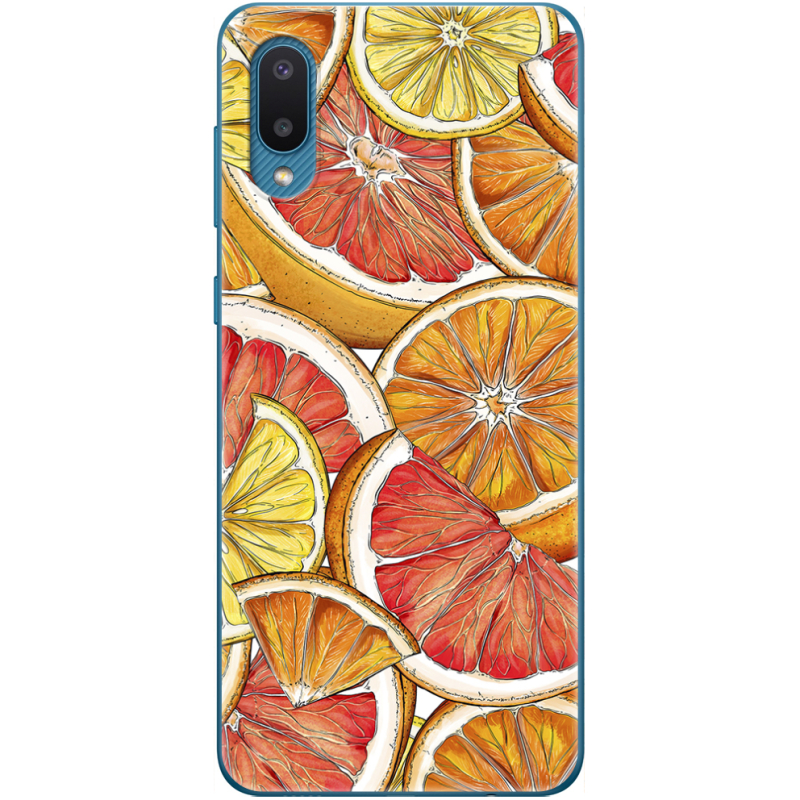 Чехол BoxFace Samsung A022 Galaxy A02 Citrus Pattern