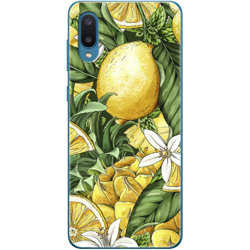 Чехол BoxFace Samsung A022 Galaxy A02 Lemon Pattern