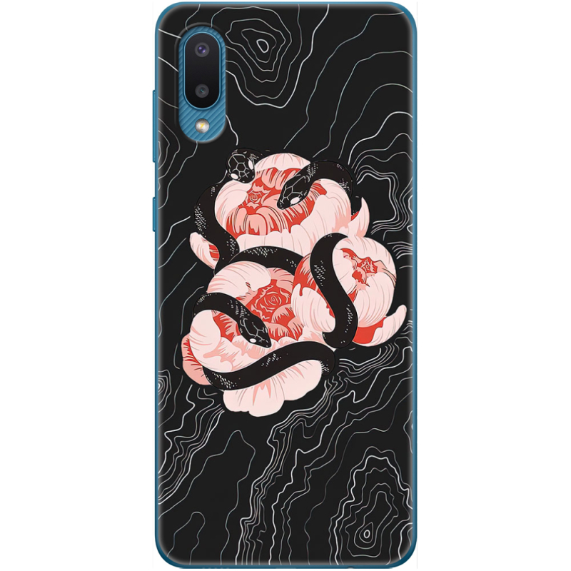 Чехол BoxFace Samsung A022 Galaxy A02 Snake Rose